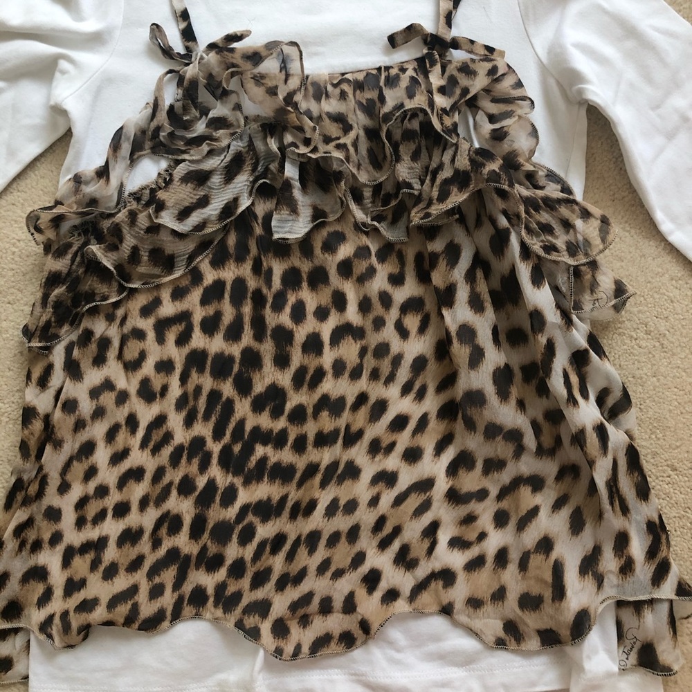 ROBERTO CAVALLI ANIMAL PRINT TOP - Picture 2 of 3